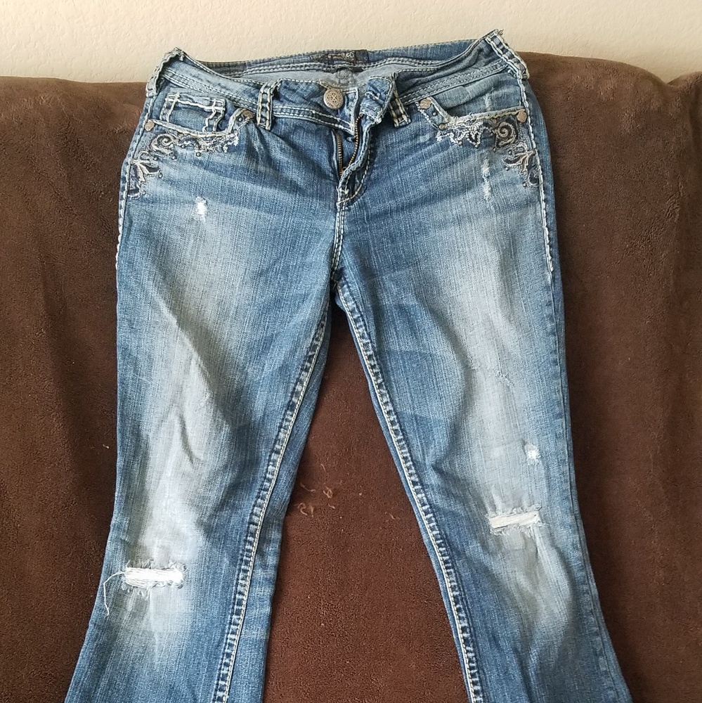 Silver Suki jeans